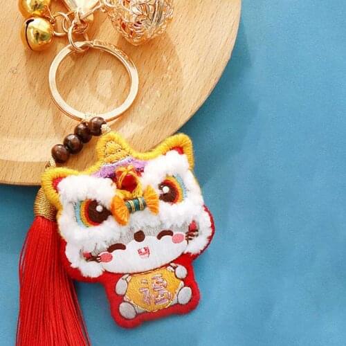 Embroidery Diy Material Package Self-embroidered Sewing Craft Kit Needlework Tools Pouch Pendant Keychain Pendant New Year 2021