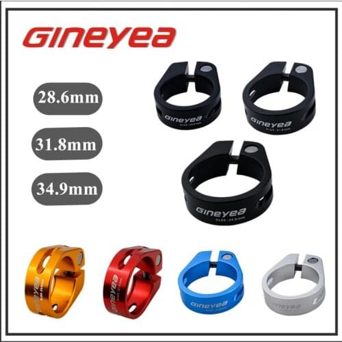 28.6/31.8/34.9mm Seat Post Clamp Cycling Bike Pipe Clamp for MTB Road bicycle fixed gear Aluminum Alloy accessories part