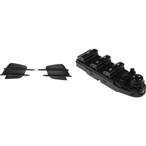1 Pcs Car Front Bumper Fog Light Cover Grilles & 1 Pcs Car Window Lifter Switch Power Window Switch