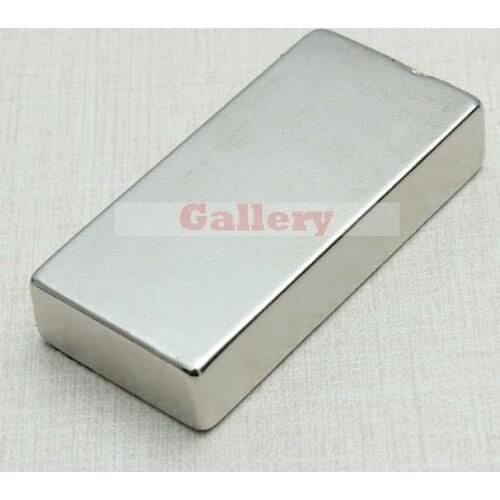 3 Pcs Lot Neodymium Block Magnet 50 X 25 10mm N52 Diy Mro New
