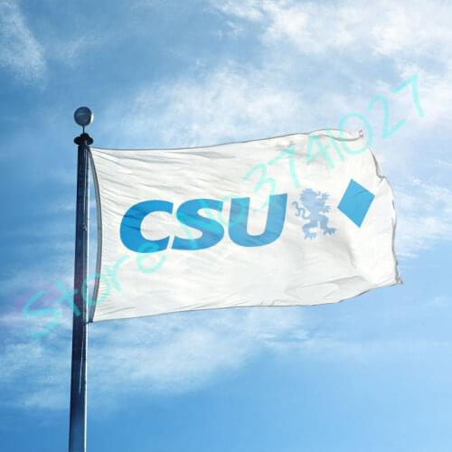 3x5ft custom CSU Fraktion sport flag for adverting,festival,activity custom Germany Europe flag