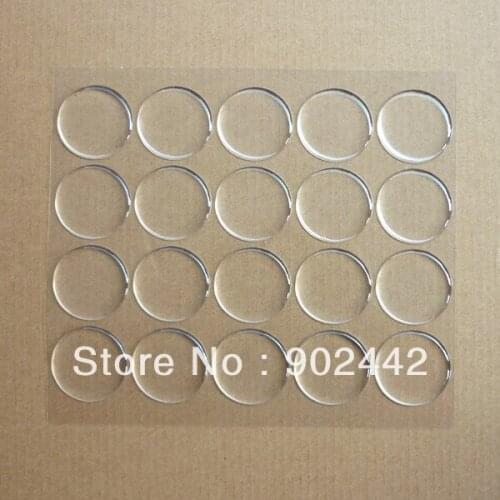 Free Shipping Wholesale 1000 pcs/Lot 36 mm Clear Round Decorative Epoxy Resin Craft Stickers for Handmade Jewelry