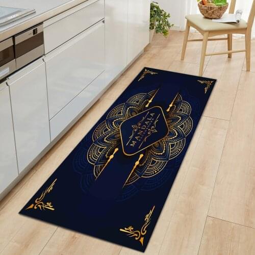 Bohemian Mandala Floor Mat Carpets Boho Anti-Slip Home Carpet Rug Door Entrance Mats Rugs And Carpets For Home Living Room