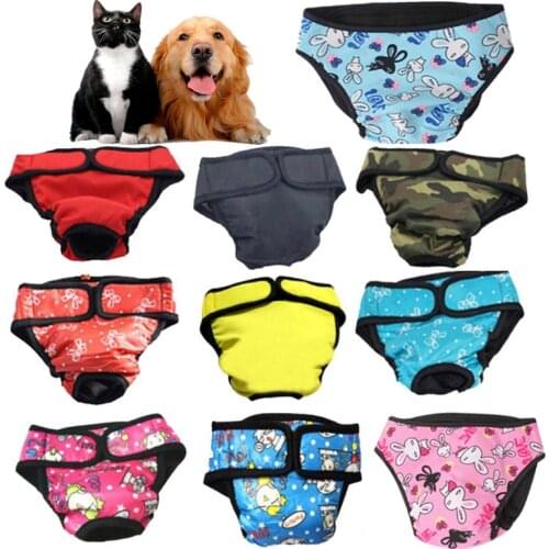 Pet Big Dog Underpants Waterproof Fabrics Female Dog Panties Physiological Pants Diapers Washable Diaper Pet Supplies