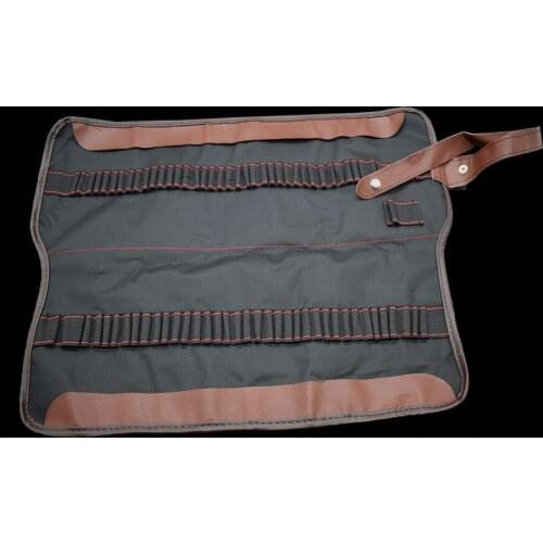 Portable Canvas Painting Pencil Case 36/48/72 Holes School Canvas Roll Pouch Comestic Makeup Brush Case Pen Storage Painting Bag