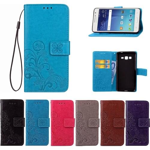 Flip Wallet PU Leather Case For Samsung Galaxy Grand Prime Case G530 G530H G531 G531H SM-G531H Cover Card Slot Phone Cases
