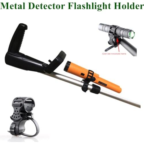 Metal Detector Flashlight Holder POINTER Holder / Flashlight *MOUNT Suitable for All Kinds of Underground Detectors
