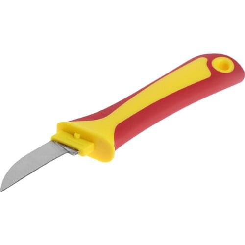 Electrician Knife Straight Edge Cutting Off Tool Repairing Tool Plastic Handle