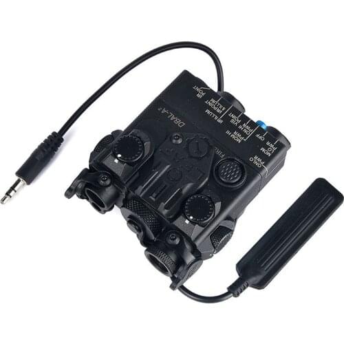 DBAL-A2 Red Green Dot Dual Beam Laser Sight Scoutlight Tactical DBAL PEQ Aiming Airsoft Weapon Rifle Laser Lights NO IR