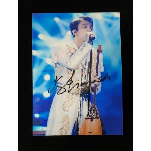 Dimash Kudaibergen Autographed Photo Signed Picture 5*7 GIFTS COLLECTION 062021C