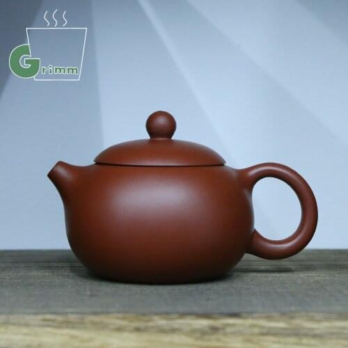 Huang Long Shan Rude Ore Dahongpao Pot Filter Terra Cotta Purple Clay Gifts Xishi Teapot 150ml Wangguowang Handmade