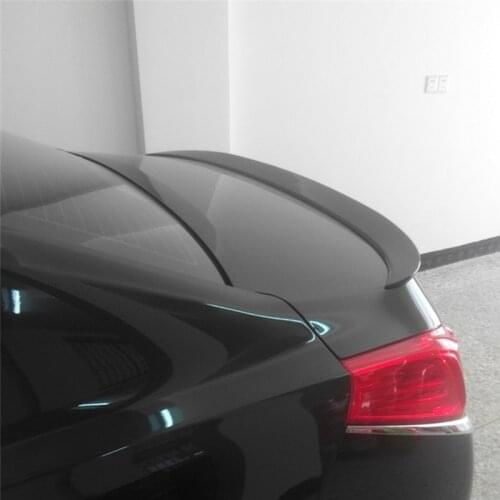 Use For Peugeot 508 2011-2016 Year Spoiler ABS Plastic B Style Carbon Fiber Look Rear Trunk Wing Car Body Kit Accessories
