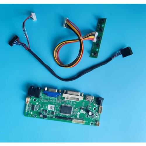 Kit for B140XW03 V0 AUO Display Controller board 1366X768LCD VGA DVI HDMI Monitor Panel M.NT68676 40pin 14" LED DIY