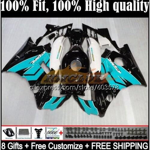Injection Body For HONDA CBR 600F3 CBR600FS 1995 1996 11CL.172 CBR600 F3 CBR 600 CC FS F3 CBR600F3 95 96 OEM Fairing cyan black