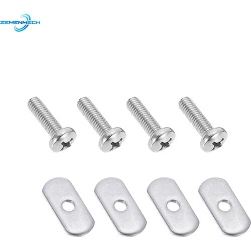 316 Stainless Steel Kayak Rail Track Screws Track Nuts Hardware Kayak Mounting Replacement Kit Boat Outdoor Tool Accessories Hot