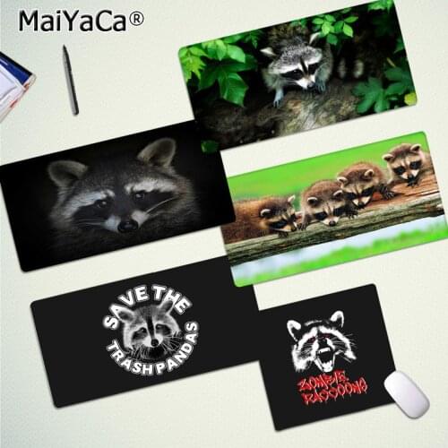 MaiYaCa My Favorite Animal cute raccoon Durable Rubber Mouse Mat Pad Free Shipping Large Mouse Pad Keyboards Mat