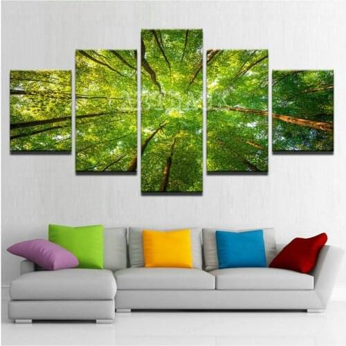 Full square / round 5d diamond painting tree five spell combination painting 3D diamond embroidery diamond mosaic