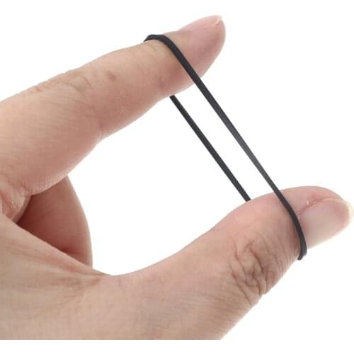 H7JF Durable Replacement Drive Belt Kit 100Pcs Assorted Recorder Repair Rubber Belt for Recorders Walkman DVD Drives long 40