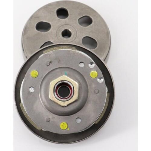 Motorcycle Belt Pulley Driven Wheel Clutch Assembly Cover Component for Honda WH100 GCC100 SCR100 SPACY100 Spare Parts