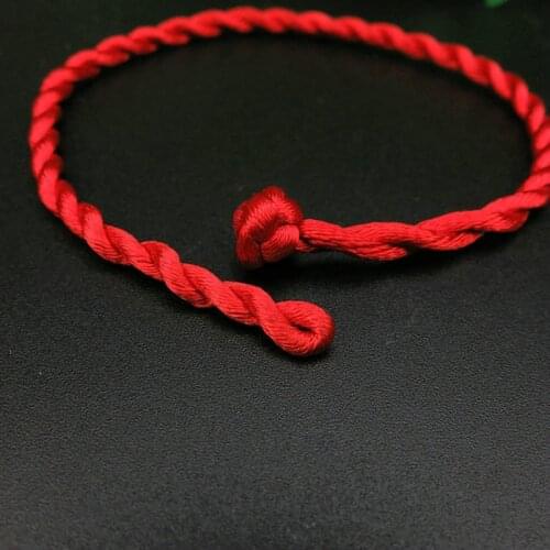 CHENFAN Sale 1PC Fashion Red Thread String Bracelet Lucky Red Handmade Rope Bracelet for Women Jewelry Bracelet knot bracelet