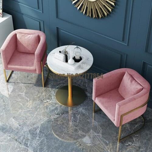 Nordic sofa chair light luxury net red modern designer lounge chair sales manicure makeup iron art simple home