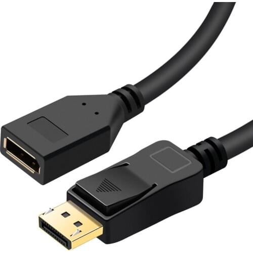 144Hz Displayport extension cable 4K DP 1.2 cable extension Display port Male to female works with Displayport 1.4 port