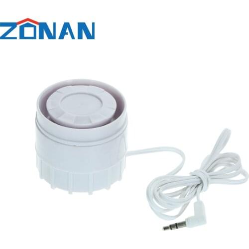 Zonan External Mini Wired Siren 110dB Prompt Alert Alarm For GSM 3G 4G Wireless Home Security Sound Alarm System