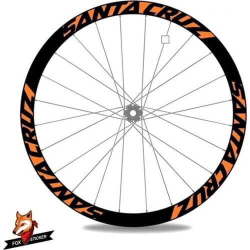 26er 27.5er 29er MTB Rim Wheel Sticker Cycle Reflective Mountain Bike Wheels Decal for SantaCruzrim