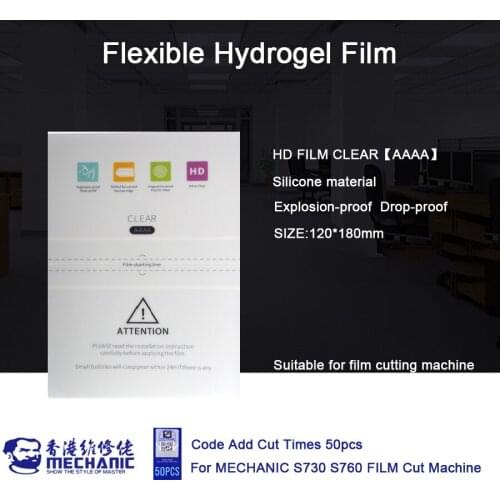 MECHANIC Flexible Hydraulic Clear HD Film For Mobile Phone Screen Camera Watch Anti-Fingerprint Explosion-Proof Drop-Proof