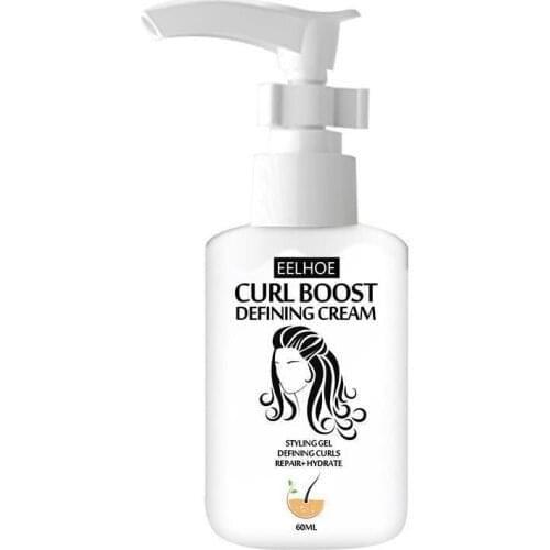 60ml Curl Boost Defining Cream Perfect Curls Hair Booster Style Setting Hair Control Instant Effect Cream Frizz Cream Dryin Z6Z6