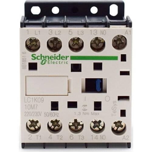 Authentic Export LC1K0910M7 Coil 220VAC 50/60hz Three-level Contactor New Original 32A Load 2.2kw/4kw 1NO Standard Tesys K 220V