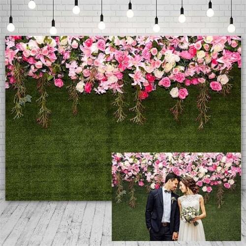 Avezano Backdrop Engagement Wedding Anniversary Flower Decor Bridal Shower Banner Photographic Background Photo Studio Photozone