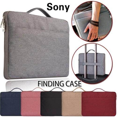 Side Zipper Scratch Resistant Laptop Bag Sleeve Handbag Notebook Carrying Case for Sony VAIO Tap/VAIO VGN Laptop Accessories