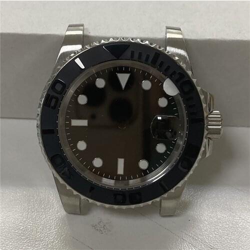 For Miyota 8215 8205 8200 Replacement 40MM Watch Bezel Case Set for ETA 2836 2834 for Mingzhu 2813 3804 Watch Movement
