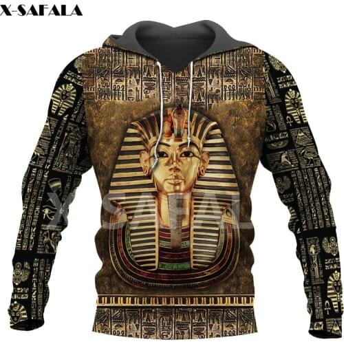 Anubis Egypt Ancient God Eyes Symbol Tattoo 3D All Printed Hoodie Man C Women Harajuku Outwear Zipper Pullover Sweatshirt Casual