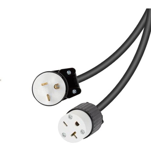 JORINDO NEMA 6-20P to 6-20R American standard male head 90 ° elbow design to female seat power conversion line