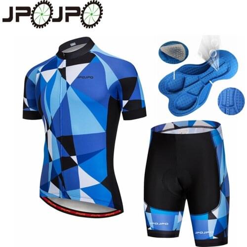 JPOJPO Men Cycling Jersey 2018 Pro Team Cycling Clothing Quick-Dry Maillot Ropa ciclismo Bike Jerseys Breatable Bib Shorts set
