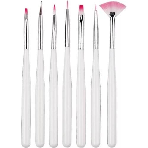 Cake Decorating Tools Baking Accessories 7Pcs Multifunction Icing Pastry Brushes Fondant Cake Painting Brush Nail Art Brush Pen