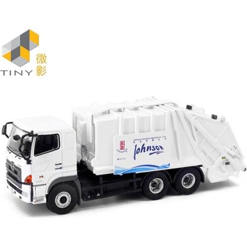 Tiny 1:76 Hino 700 Garbage Truck Simulation Model Car
