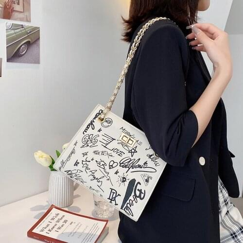 Fashion Women Chain Pu Leather Handbags Shoulder Bags Designer Ladies Small Crossbody Bags for Women Casual Female Messenger Bag