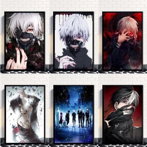 Modular Hd Prints Picture Home Decoration Tokyo Ghoul Paintings Canvas Japan Anime Poster Wall Art For Living Room No Framework