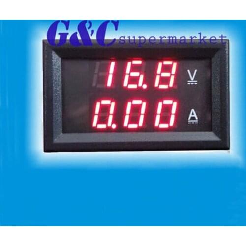 New DC 0-100V 0-50A Dual LED Digital Voltmeter Ammeter Voltage AMP Power diy electronics