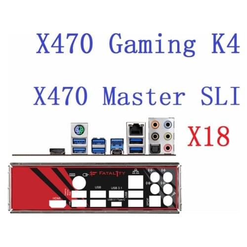 I/O IO SHIELD backplate for MSI X470 Gaming K4 X470 Master SLI motherboard