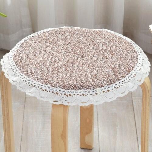 Modern Style Seat Pad Four Seasons Chair Cushions Home Decor Back Cushion Breathable Round Chair Cushion Seat Mat 18 Colors