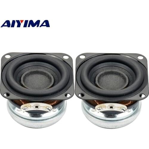 AIYIMA 2Pcs 1.5 Inch Mini Portable Audio Speakers 4 Ohm 10 W Full Range Fever Loudspeaker DIY For Bluetooth Speaker Sound System