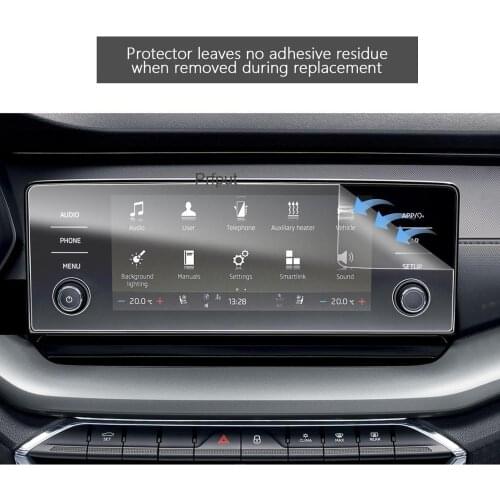 PET Screen Protector For Octavia MK4 8.25 Inch 2020 Car Multimedia Radio Display Auto Interior Accessories