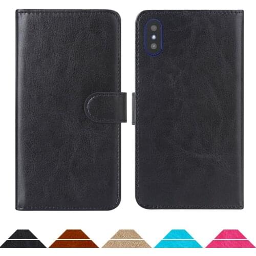 Luxury Wallet Case For DEXP Z355 PU Leather Retro Flip Cover Magnetic Fashion Cases Strap