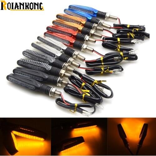 Universal Motorcycle Turn Signal Light Indicators Amber Light For Kawasaki Ninja 1000 1000R 250 300R 400R 650 z1000 z750 z650