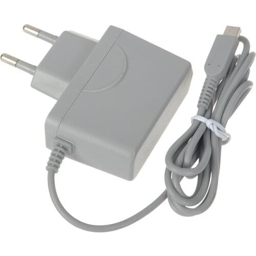 EU Plug power supply Charger AC Adapter for 3 D S for ND Si gray color