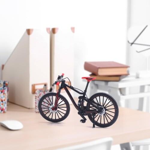 1:10 Bike Vehicle Model Children Mountain Bicycle Toys Kid Simulation Collection Bicycle Window Display Craft Figurine